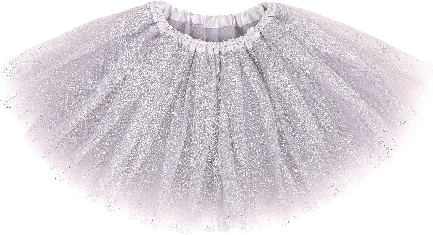 Simplicity Baby Girl's 4 Layers Tulle Tutu Skirt, 6 Months to 8 Years | Amazon (US)