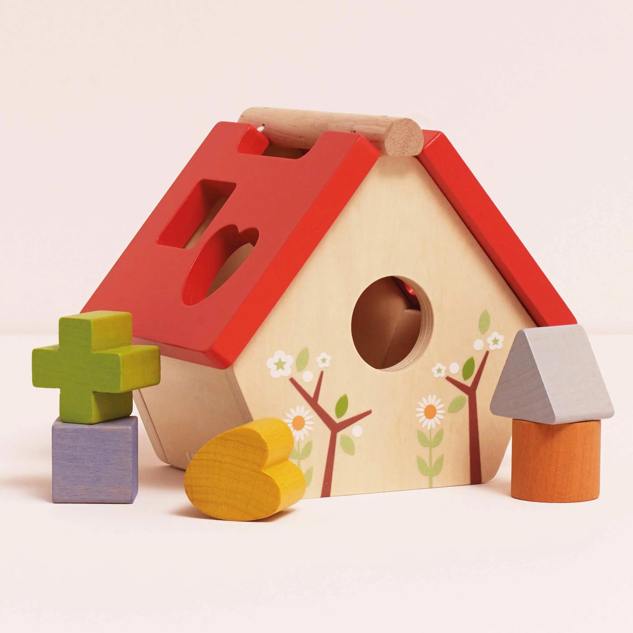 Woodland Bird House Shape Sorter | Eco Chic Home