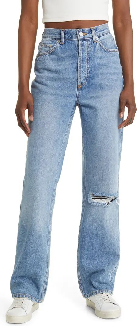 Kort Ripped Knee Straight Leg Jeans | Nordstrom