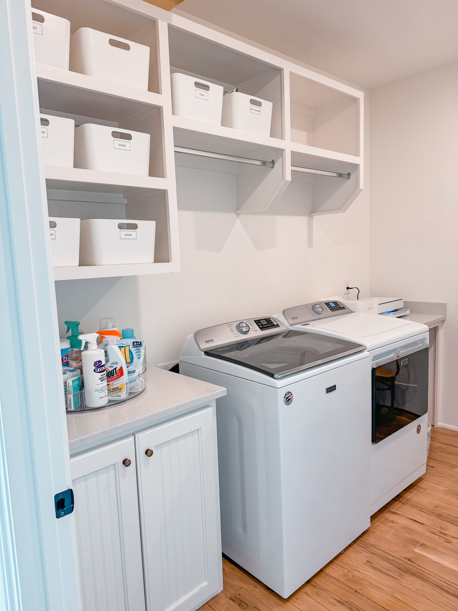 Laundry room organization✨