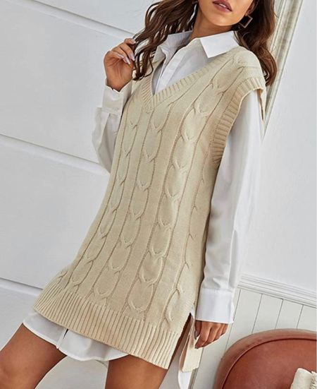 Sweater vest dress
Amazon outfit

#ltkstyletip #ltkseasonal #ltksalealert #ltkunder50 #LTKfind
#LTKholiday #LTKamazon #LTKfall fall shoes
amazon faves
fall dresses 
travel finds 
Amazon fav
Gifts for Her
#LTKstyletip #LTKunder100 #LTKSeasonal 

#LTKGiftGuide