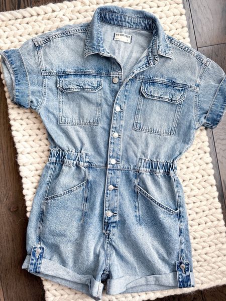These cuffed shortalls are a summer must have. So cute styled with cowboy boots! TTS. Size small. Also available in a pant version. (First shared 4/4/2023)

Free People - Denim Shortall - Free People Summer - Women’s Summer Outfit - Denim Romper - Romper - Shorts - Summer Outfit 

#LTKstyletip #LTKFestival