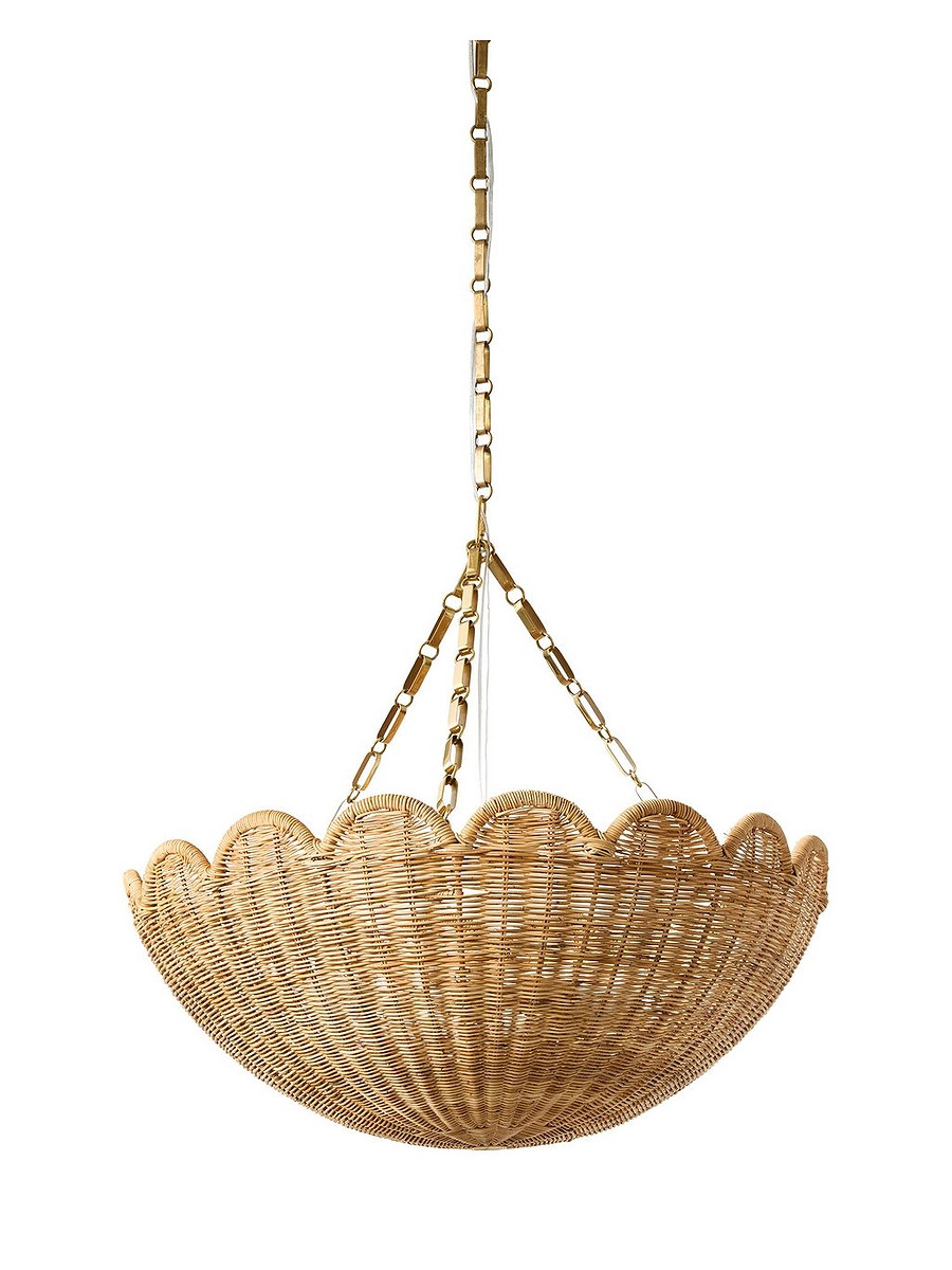 Scallop Chandelier | Serena and Lily