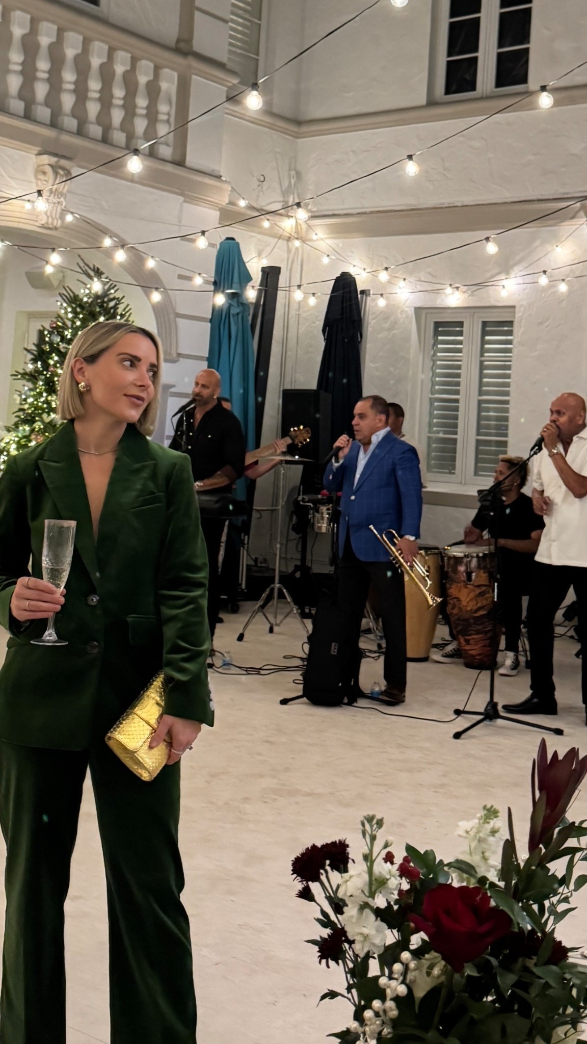 Holiday outfit idea. This green velvet suit fit like a glove. 

#LTKGiftGuide #LTKPetite #LTKHoliday