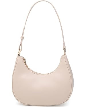 Crescent Shoulder Bags for Women Cute Hobo Tote Handbag Under the Arm Purses Mini Clutch Purse wi... | Amazon (US)