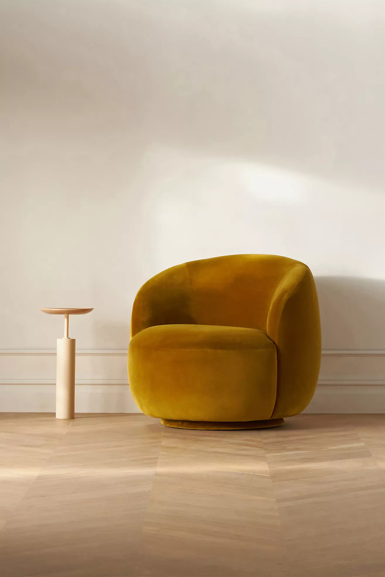 Velvet Cosette Swivel Chair | Anthropologie (US)