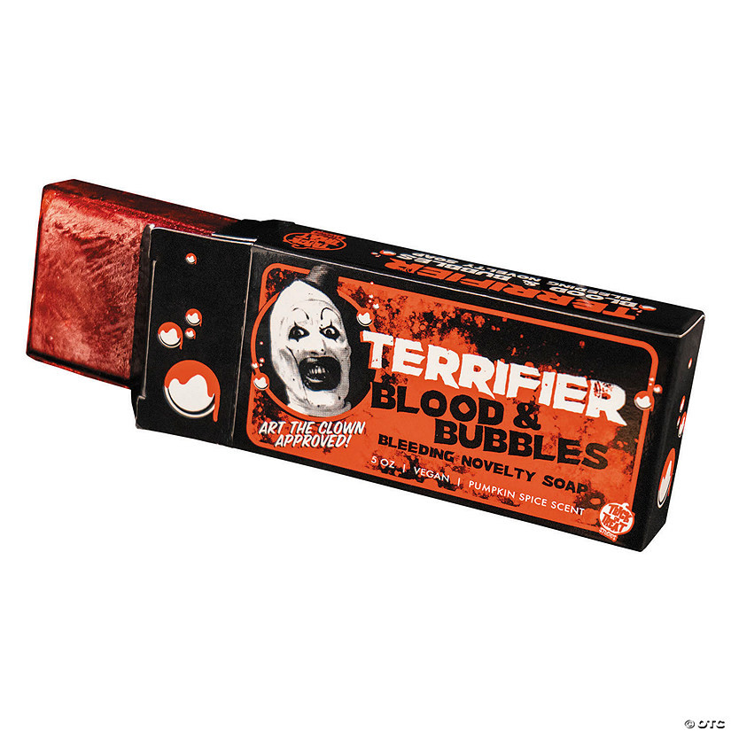 Terrifier™ Blood & Bubbles Soap Bar Blood Orange Scent | Oriental Trading Company