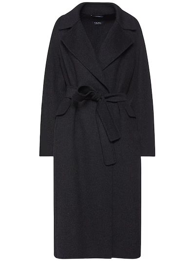 Zenith wool double belted long coat | Luisaviaroma
