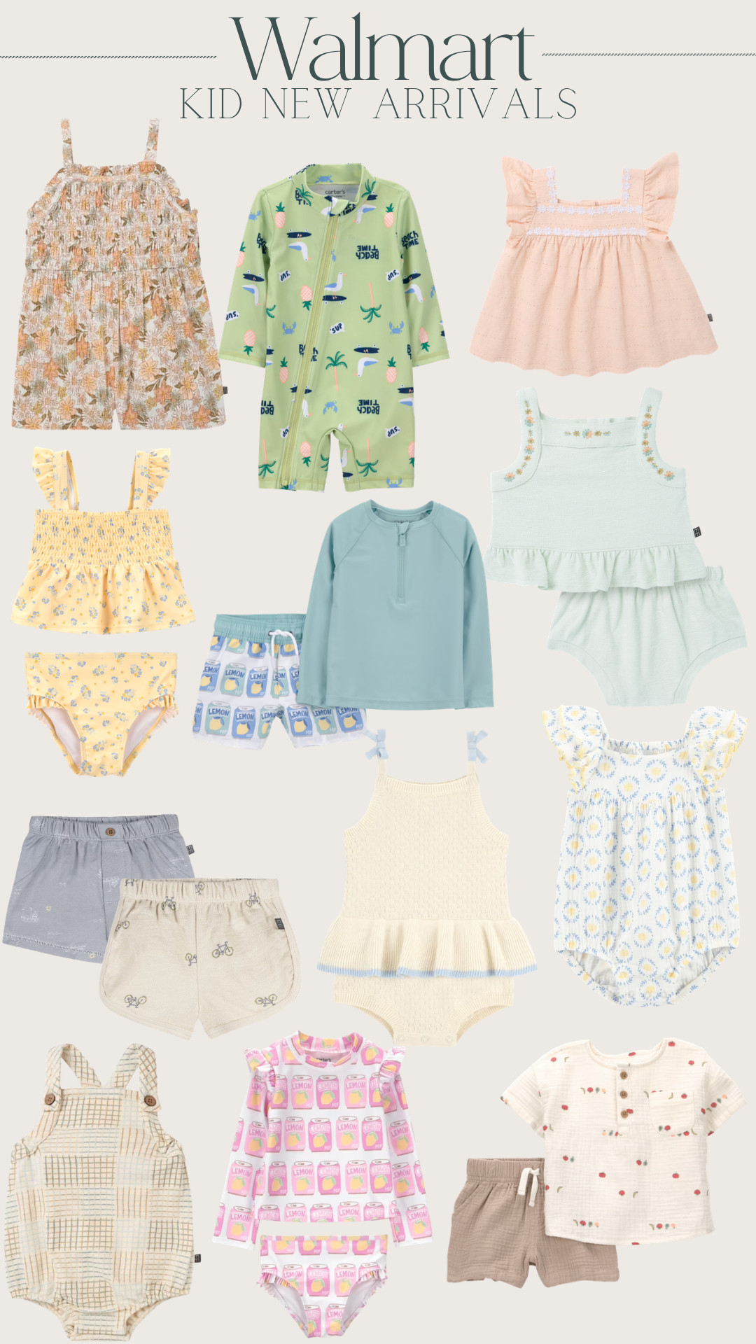 Walmart kid new arrivals that are so precious I can barely stand it. You do not want to miss these! 

 