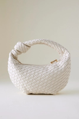 Melie Bianco Larissa Woven Faux-Leather Shoulder Bag | Anthropologie (UK)