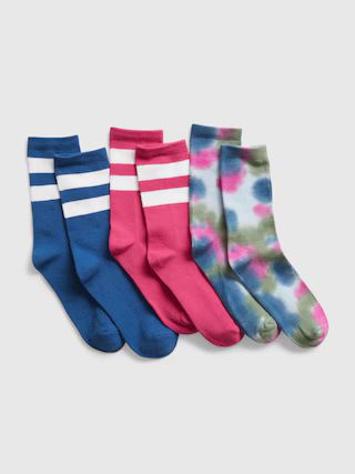 Kids Crew Socks (3-Pack) | Gap (US)