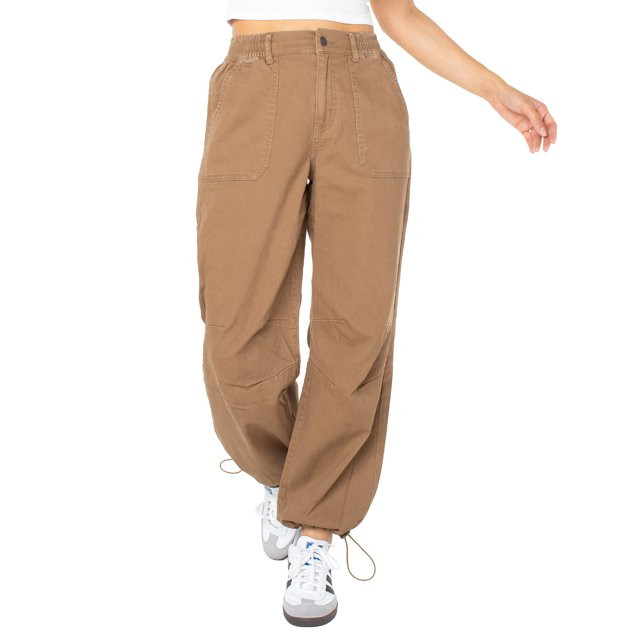 Celebrity Pink Juniors and Juniors Plus Mid Rise Parachute Pant with Toggle Ankle Sizes XXS-3X | Walmart (US)