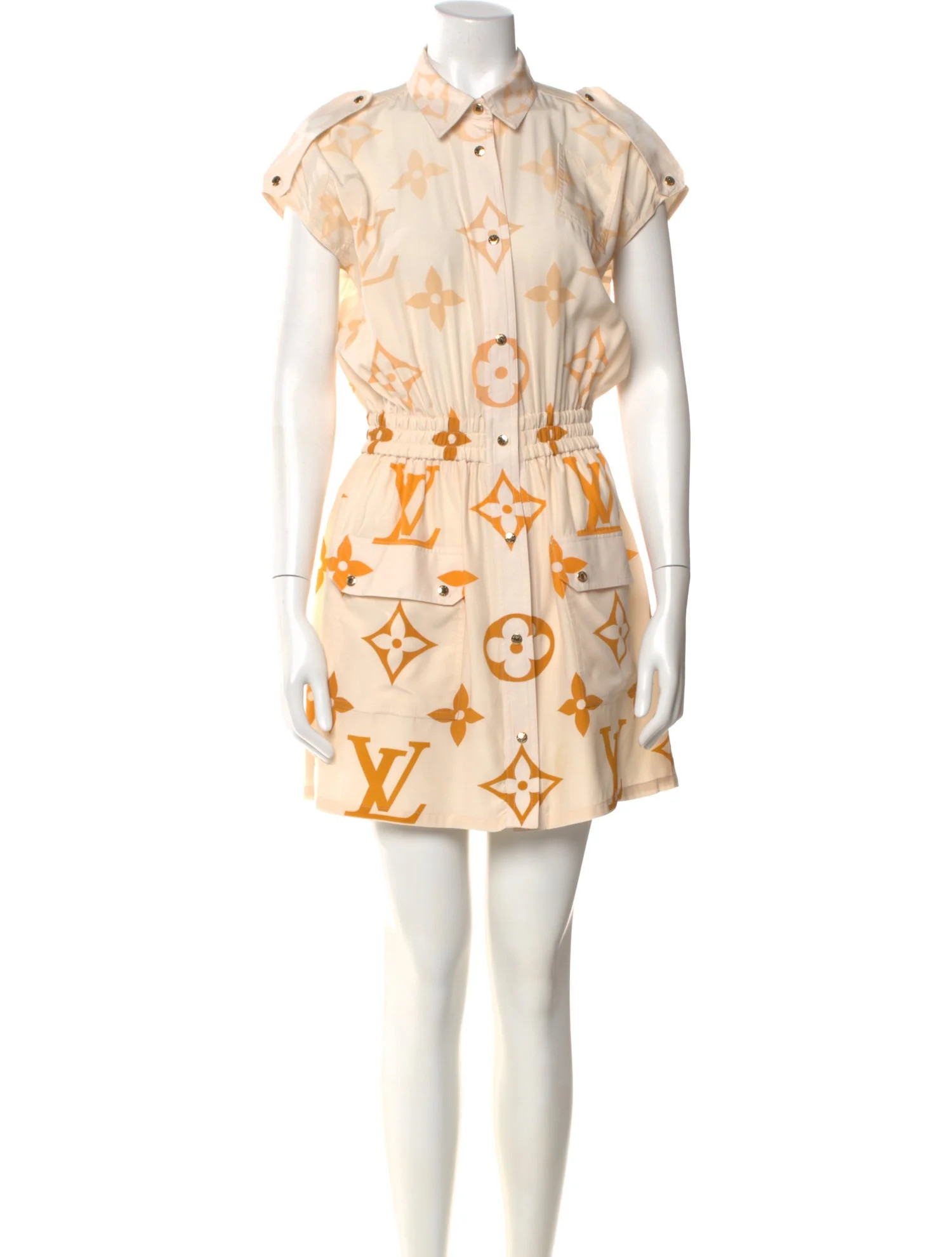 Louis Vuitton 2021 Mini Dress - Neutrals Dresses, Clothing - LOU1222667 | The RealReal | The RealReal
