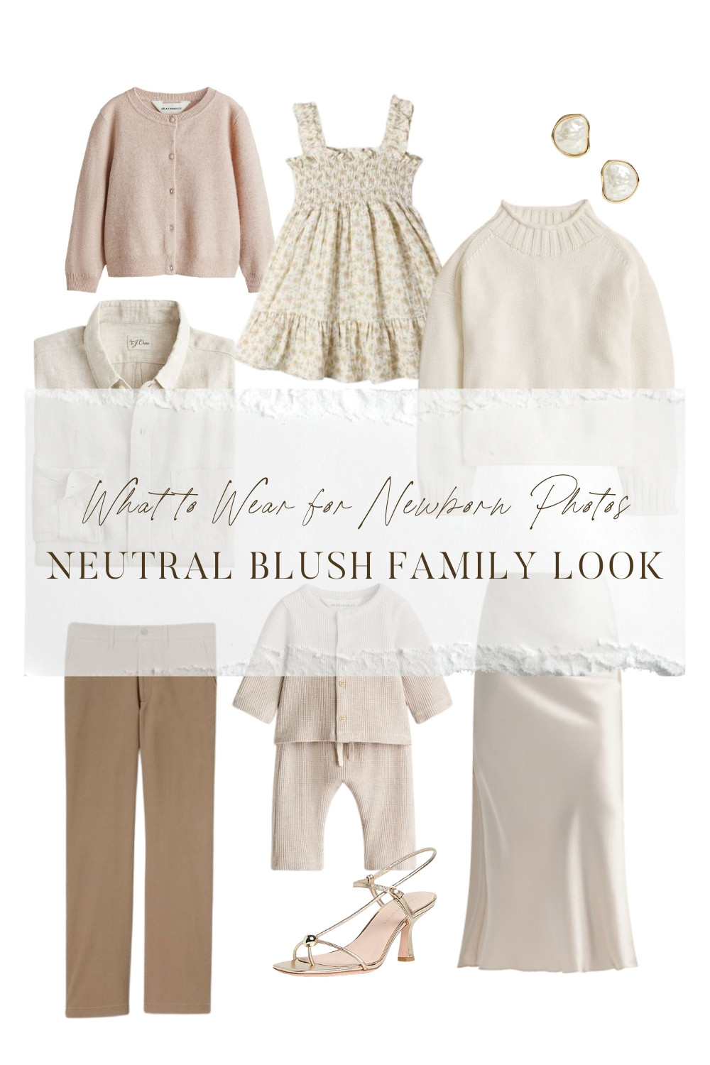What to Wear Newborn Family Photo Edit | Neutral Blush Look 

 #LTKmomlife #LTKBaby #LTKKids
