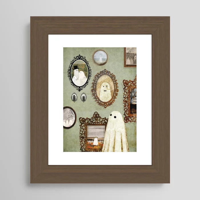 There's A Ghost in the Portrait Gallery Art Print | Society6