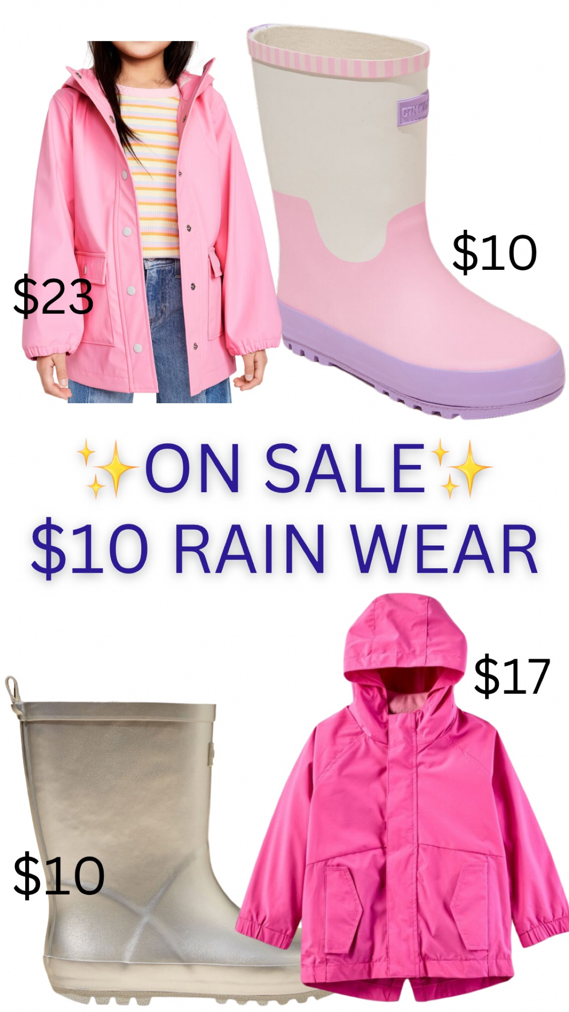 Cute girls rainwear on sale! 

#LTKSaleAlert #LTKFindsUnder50 #LTKKids