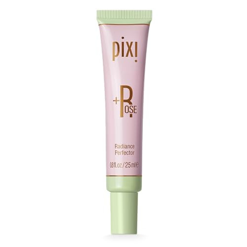 Pixi Beauty +Rose Radiance Perfector | Multitasking Brightening & Blurring Primer with Rose Water, Ceramide NP & Hyaluronic Acid | Luminous Skin Primer & Glowy Complexion Enhancer | 0.8 fl oz/ 25 ml | Amazon (US)