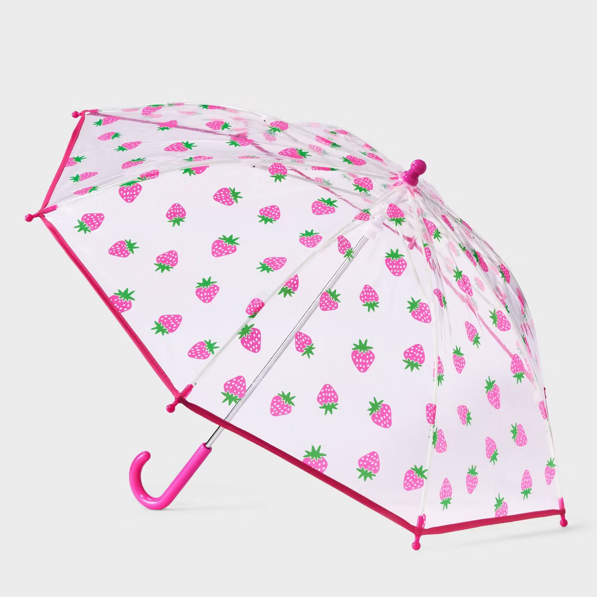 Girls' Strawberry Stick Umbrella - Cat & Jack™️ Clear | Target