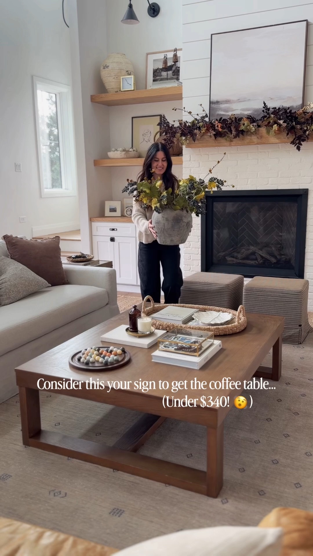If you get ONE thing during the Labor Day sales, make it this coffee table 👀 m SUCH a steal for the size! Plus, a few more of our living room favorites are on sale too. 🤎

*prices subject to change 

Wayfair Labor Day sale, Wayfair finds, coffee table, living room decor, layering rug, floor lamp, affordable home decor, neutral living room, designer look for less, home decor sale @Wayfair, Wayfair, mcgee and co, studio McGee, coffee table, jute rug, pharmacy lamp, floor lamp l, fall, autumn, @mcgeeandco

#LTKHome #LTKSaleAlert #LTKSeasonal