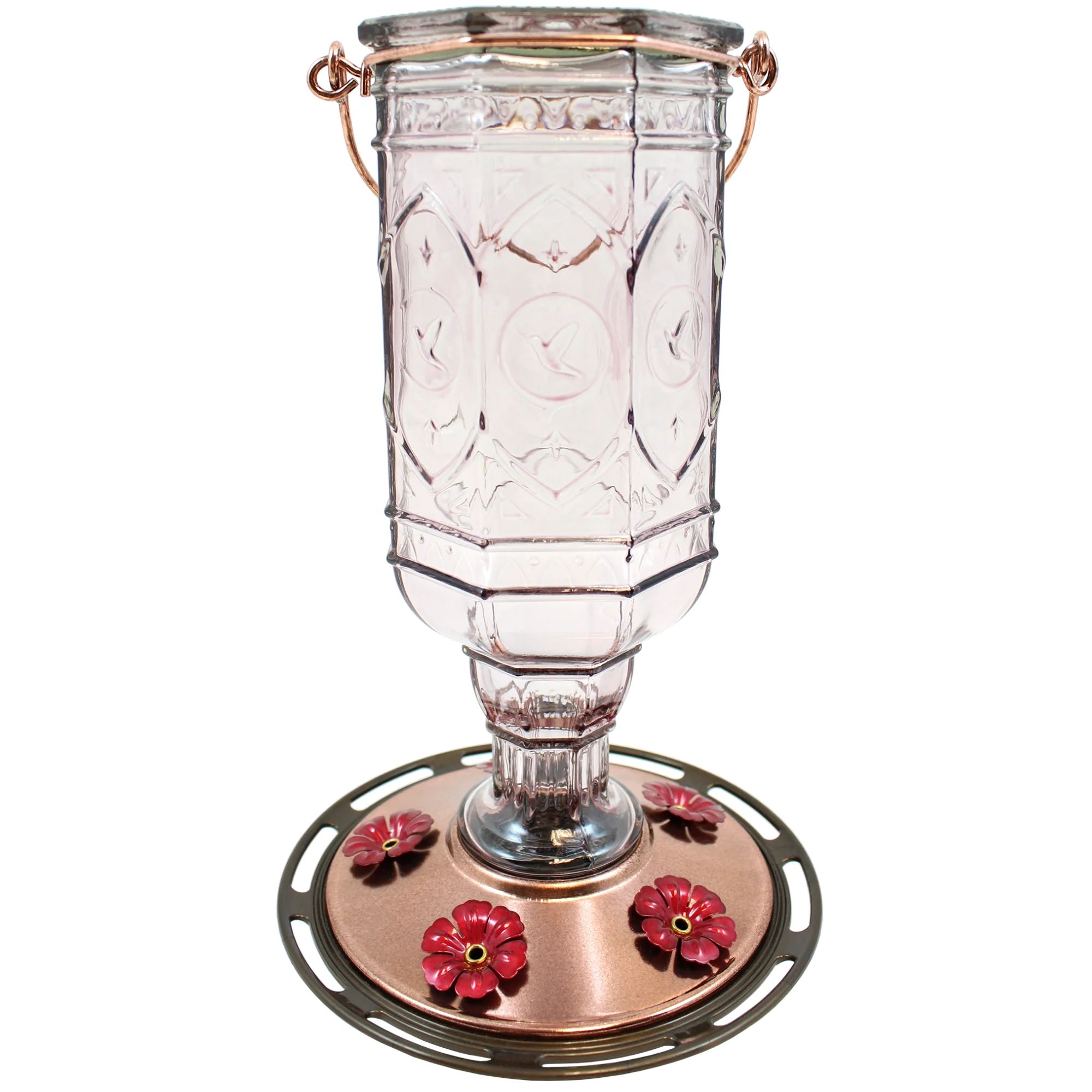 More Birds Amethyst Jewel Glass Hummingbird Feeder, 20 oz Nectar Capacity | Walmart (US)