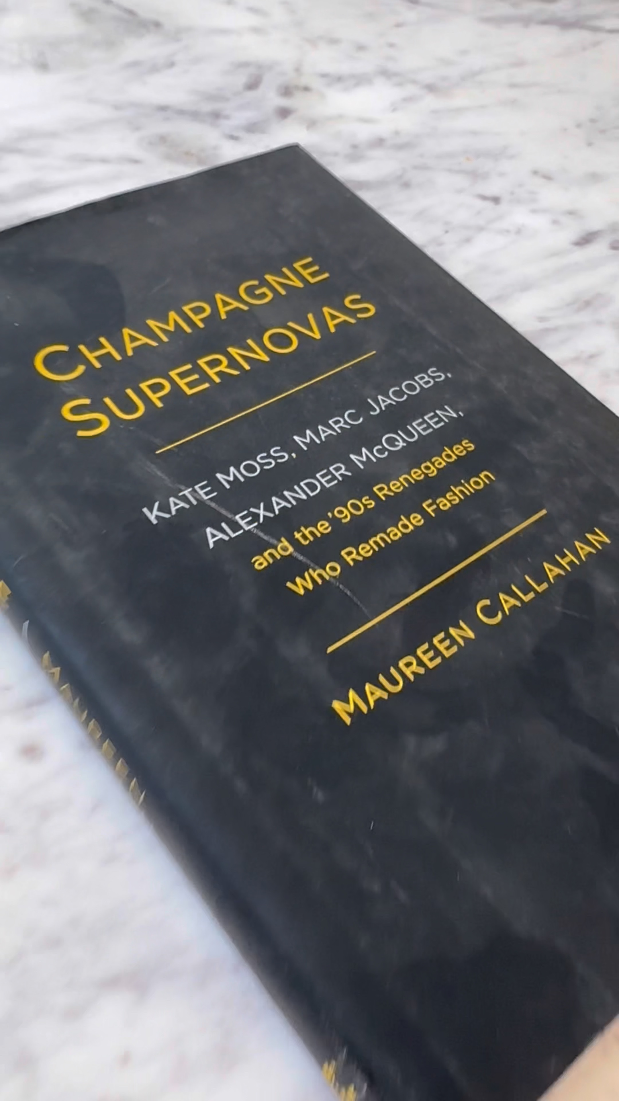 90s fashion icons book makes a great gift this holiday season
Champagne supernovas nonfiction about Kate moss and Alexander McQueen 