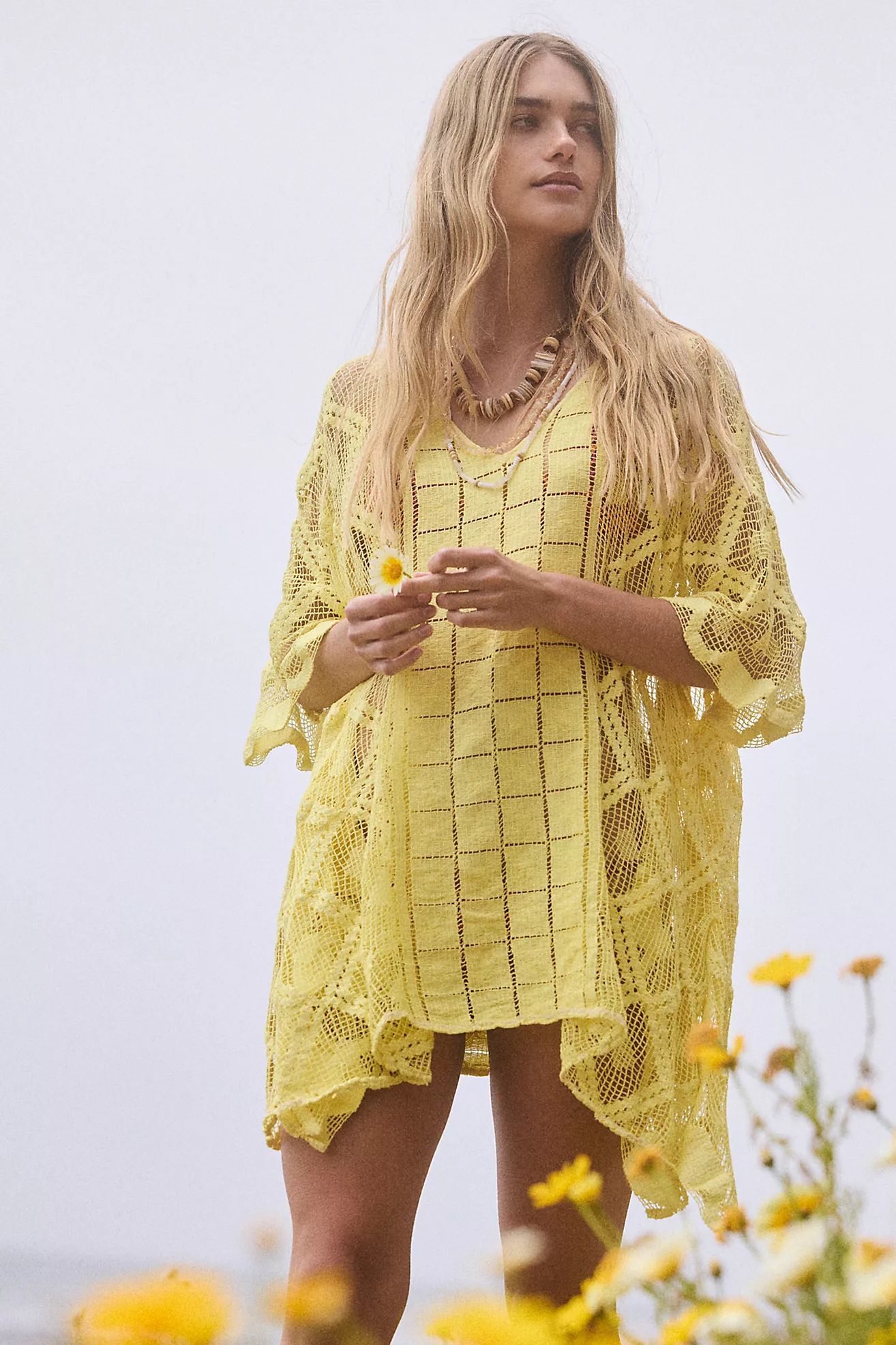 Sunshine Crochet Kaftan | Free People (Global - UK&FR Excluded)