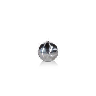 4" Tall "Titanium" Wax Ball Candles, Silver (Set of 3) | Bed Bath & Beyond
