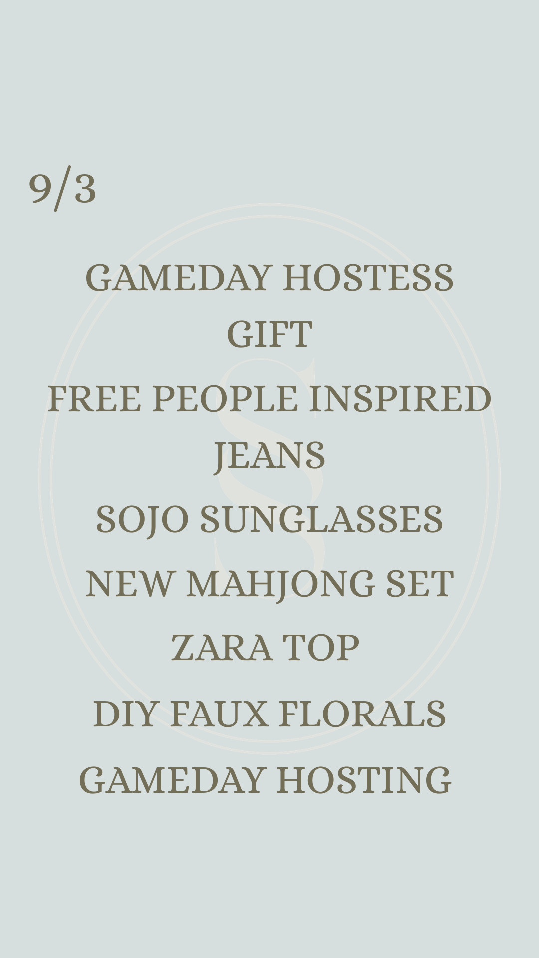 September 3rd daily round up! 

#TheSouthernSource #AmazonFinds #Zara #Gameday #DIY 

 #LTKdayinmylife #LTKselfcare #LTKstorytime
