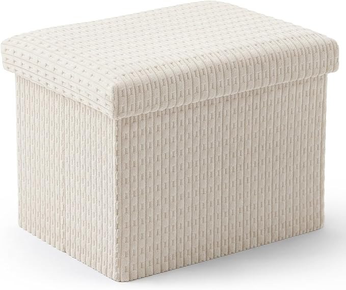 Thyle Ottoman Storage Cube Small Ottoman with Storage Foldable Foot Rest Stool Under Desk Stool S... | Amazon (US)