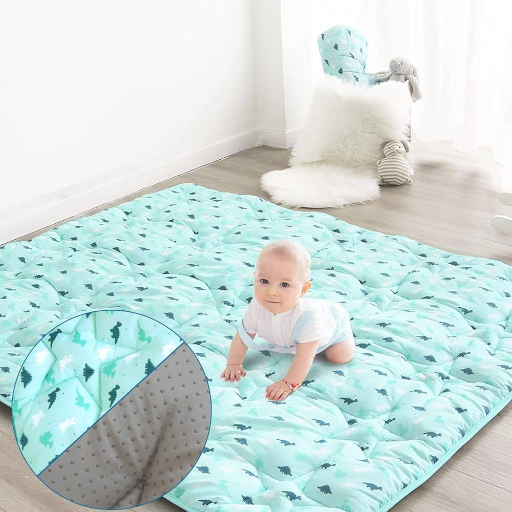 Baby Play Mat for 72'' x 59'' Playpen, Large & Thick Baby Mat for Floor, Playmat for Babies and T... | Amazon (US)
