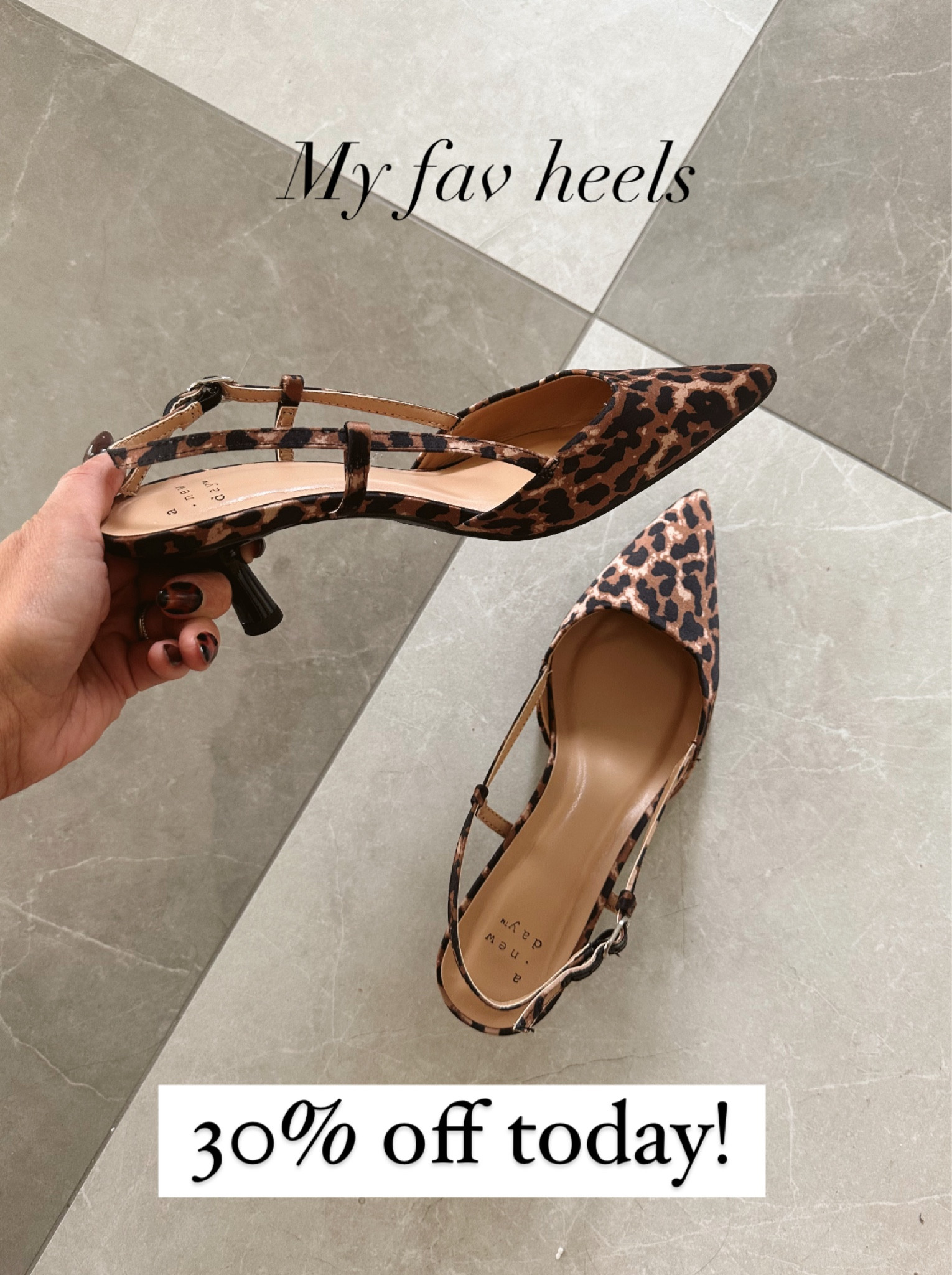 On sale today! #leapardheels #targetfinds 

#LTKFindsUnder50 #LTKSaleAlert #LTKShoeCrush