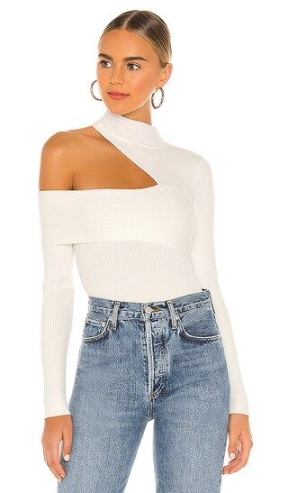 Kiera Sweater in White | Revolve Clothing (Global)