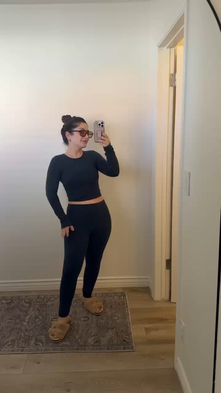 What I'm wearing to a pilates class! CRZ YOGA Butterluxe top and leggings are amazing quality and great fit! 

Top size small, Leggings size small 25" (5'0" 140lbs) 

Petite friendly activewear!

#LTKPetite #LTKfitnessgoals #LTKActive