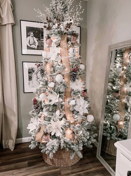 King of Christmas 7.5 slim flocked tree! 

#LTKhome #LTKHoliday #LTKSeasonal