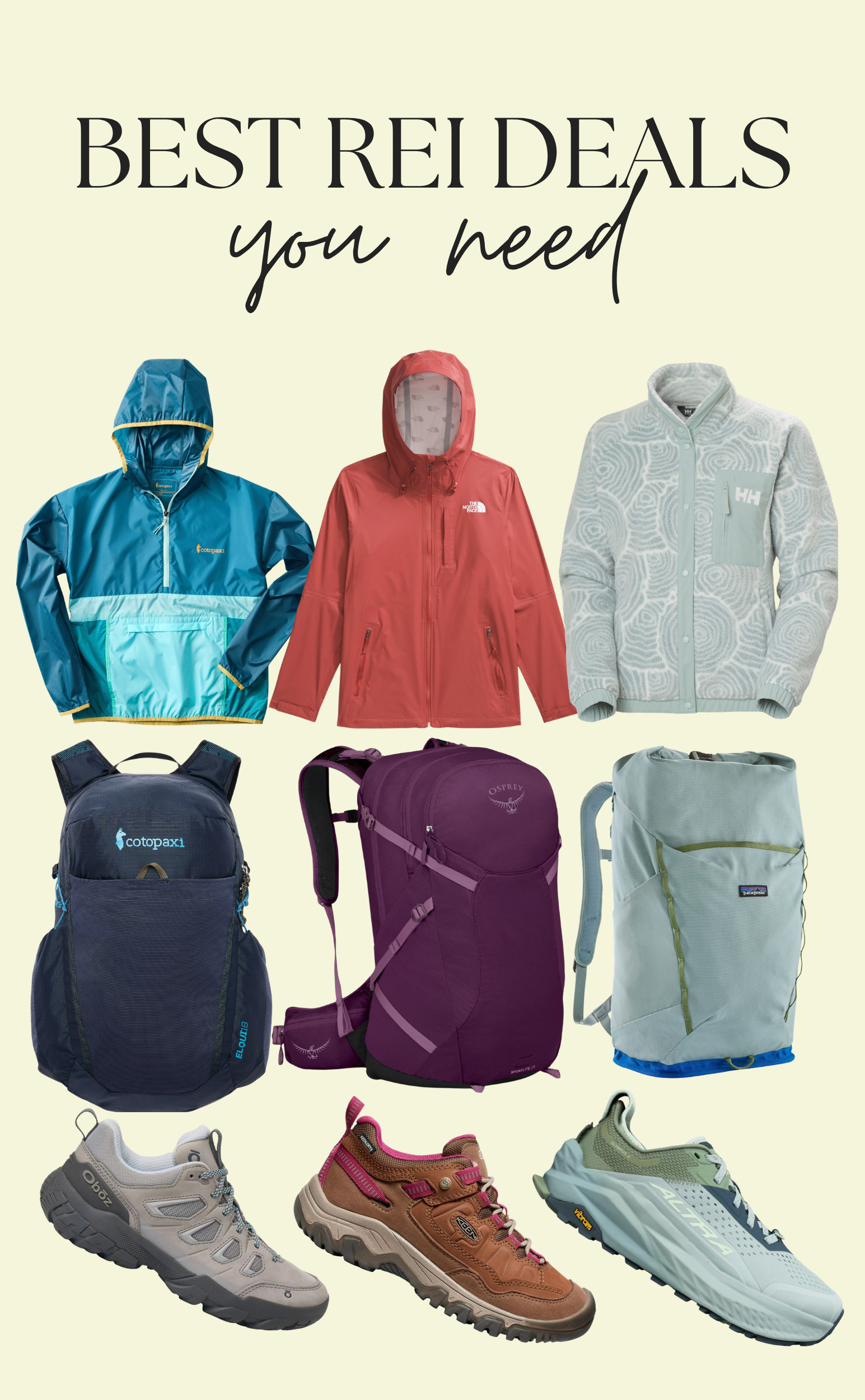 BEST REI Deals🥾 

REI finds, hiking gear, hiking essentials, outdoor outfit ideas, travel gear favorites, hiking backpacks, trail shoes, adventure gear, national park essentials, outdoor travel finds  

 #LTKootd #LTKActive #LTKTravel