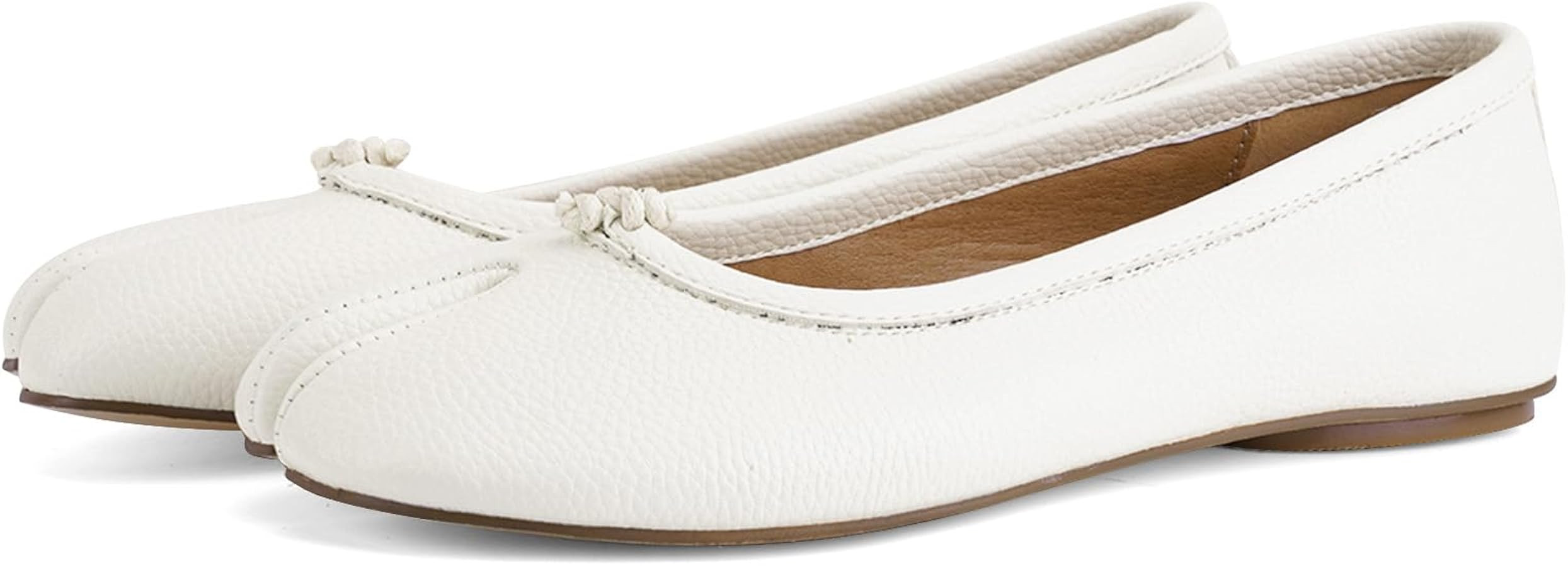 Tabi Ballet Flats Shoes for Women Rounde Toe Wide Width Split Toe Low Heel Comfortable Flats Shoe... | Amazon (US)