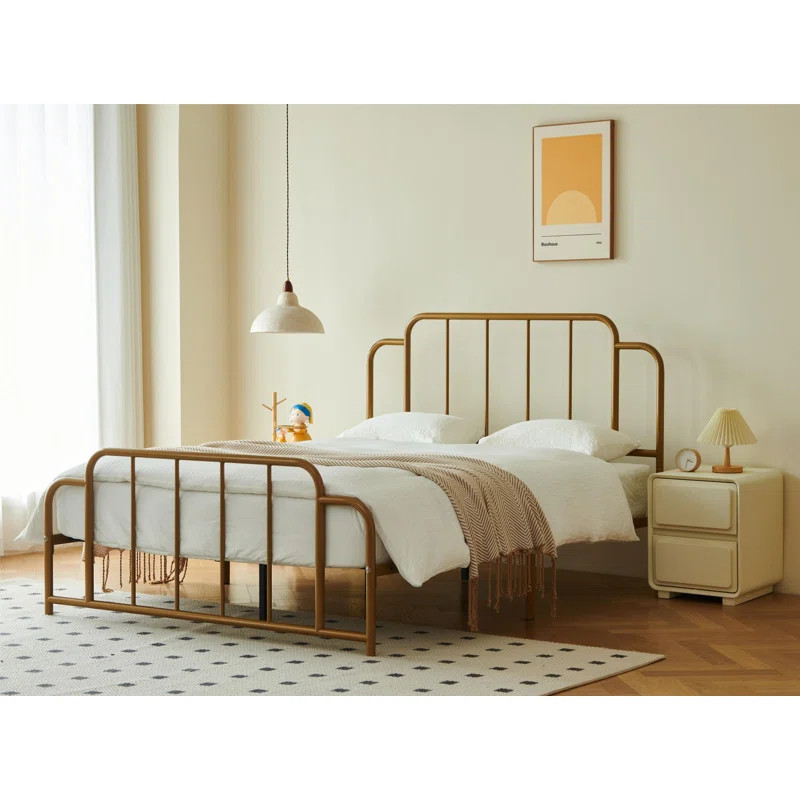 Gurtha Metal Platform Bed | Wayfair North America