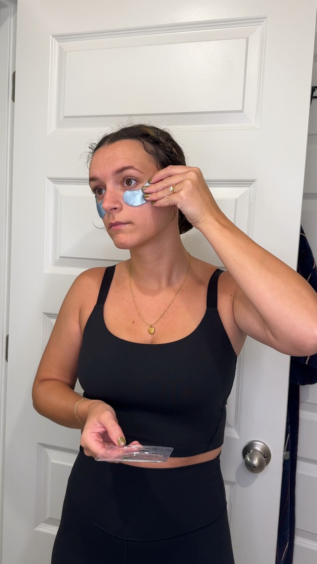 My morning essentials! Eye mask and taming wand 