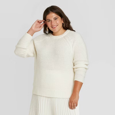 Women's Crewneck Pullover Sweater - A New day™ | Target