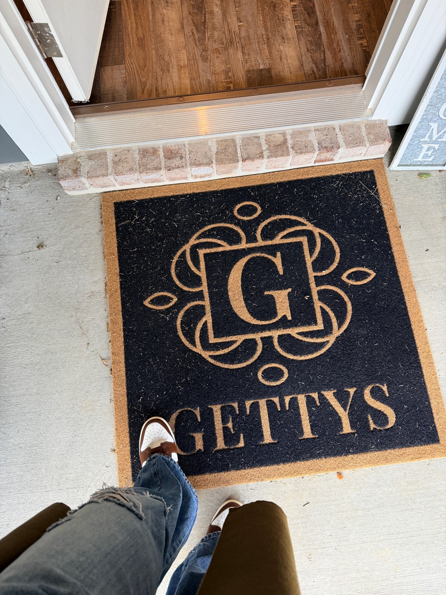 You guys remember when I went over my mother-in-law‘s house and almost stole this door mad? Well she finally sent me the link and I have officially placed my order. So excited for this to come in. ￼