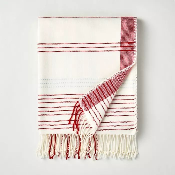 Engineered Plaid Throw Blanket - Hearth & Hand™with Magnolia | Target