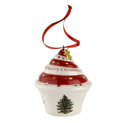 Spode Christmas Tree Cupcake Holiday Ornament | Target
