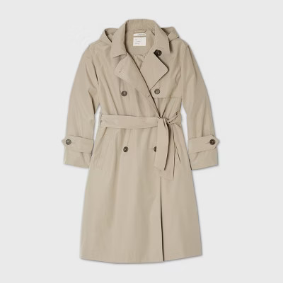 Women's Trench Coat - A New Day™ Khaki | Target