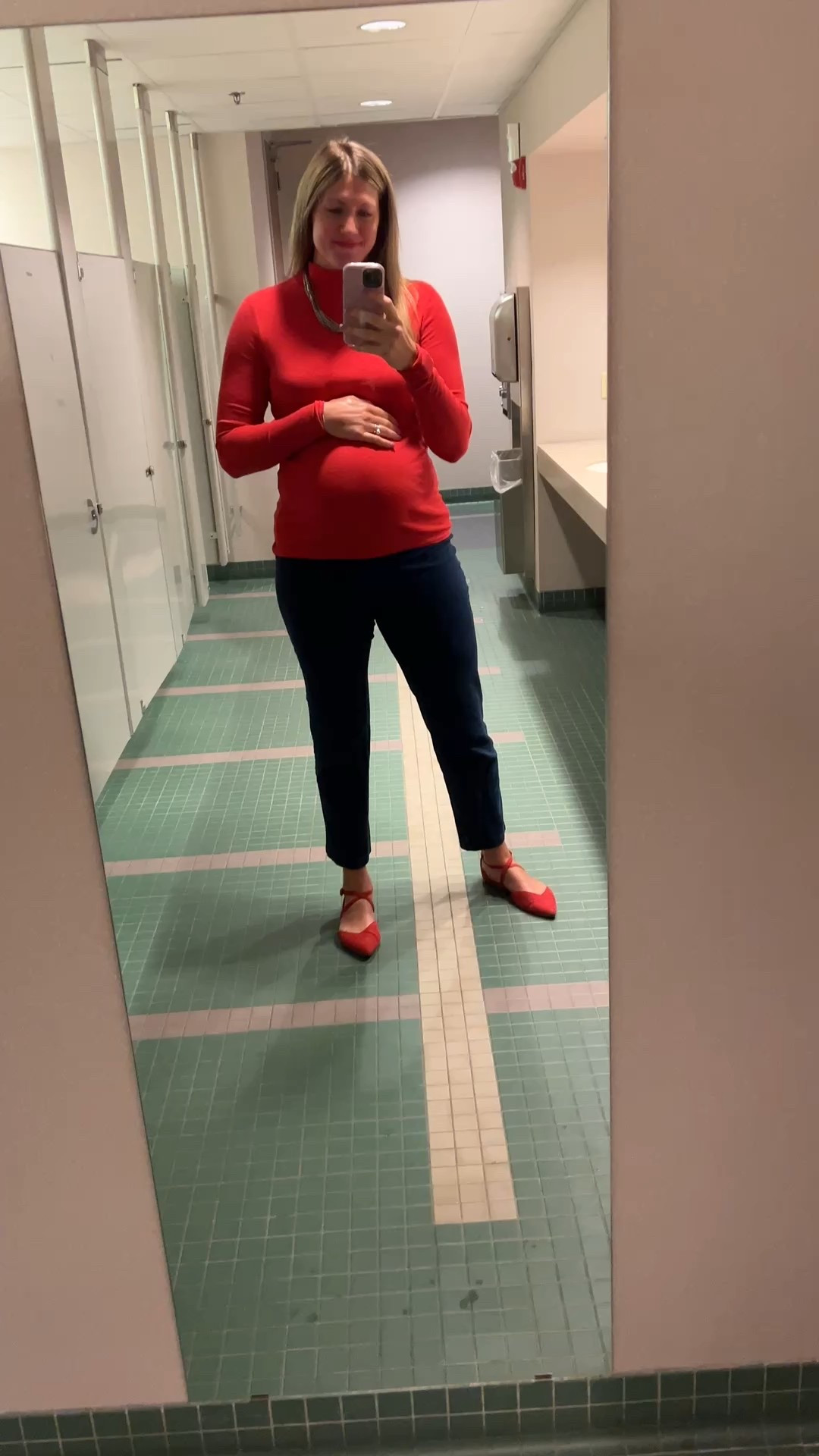 These pants aren’t maternity denim but they are elastic waist and reasonable, plus they are long enough! We all know the struggle of finding tall maternity denim so they have been a great workaround for through 3 pregnancies!

#LTKMidsize #LTKBump #LTKFindsUnder50