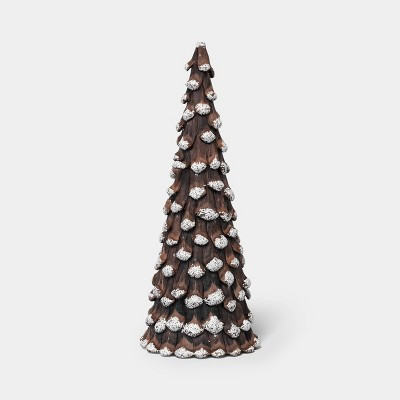 11" Medium Flocked Pinecone Christmas Tree - Threshold™ | Target