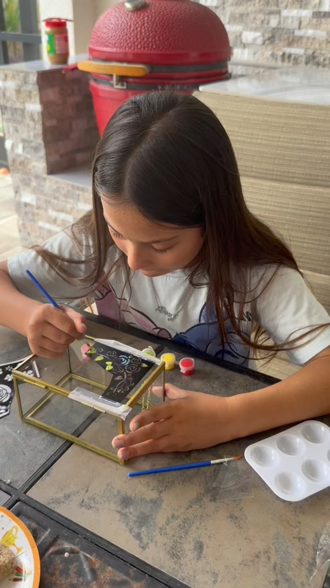 Fun summer craft. Paint your own jewelry box. Kit comes with everything you need, stencils, paint, paint brush, and jewelry box. 

#LTKFindsUnder50 #LTKKids #LTKFamily