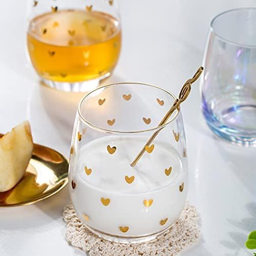 Daveinmic Stemless Crystal Wine Glass -Unique Wedding Gift Idea for Fiancee, Bride, Bridal Shower Gi | Amazon (US)