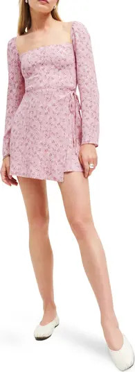 Rosalie Floral Long Sleeve Crepe Dress | Nordstrom