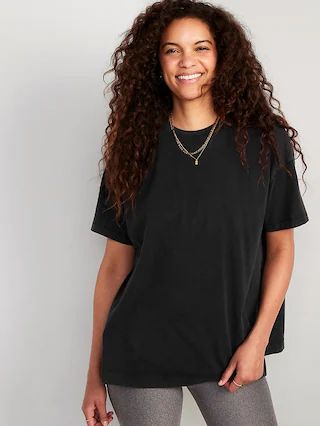 Oversized Vintage Tunic T-Shirt for Women | Old Navy (US)