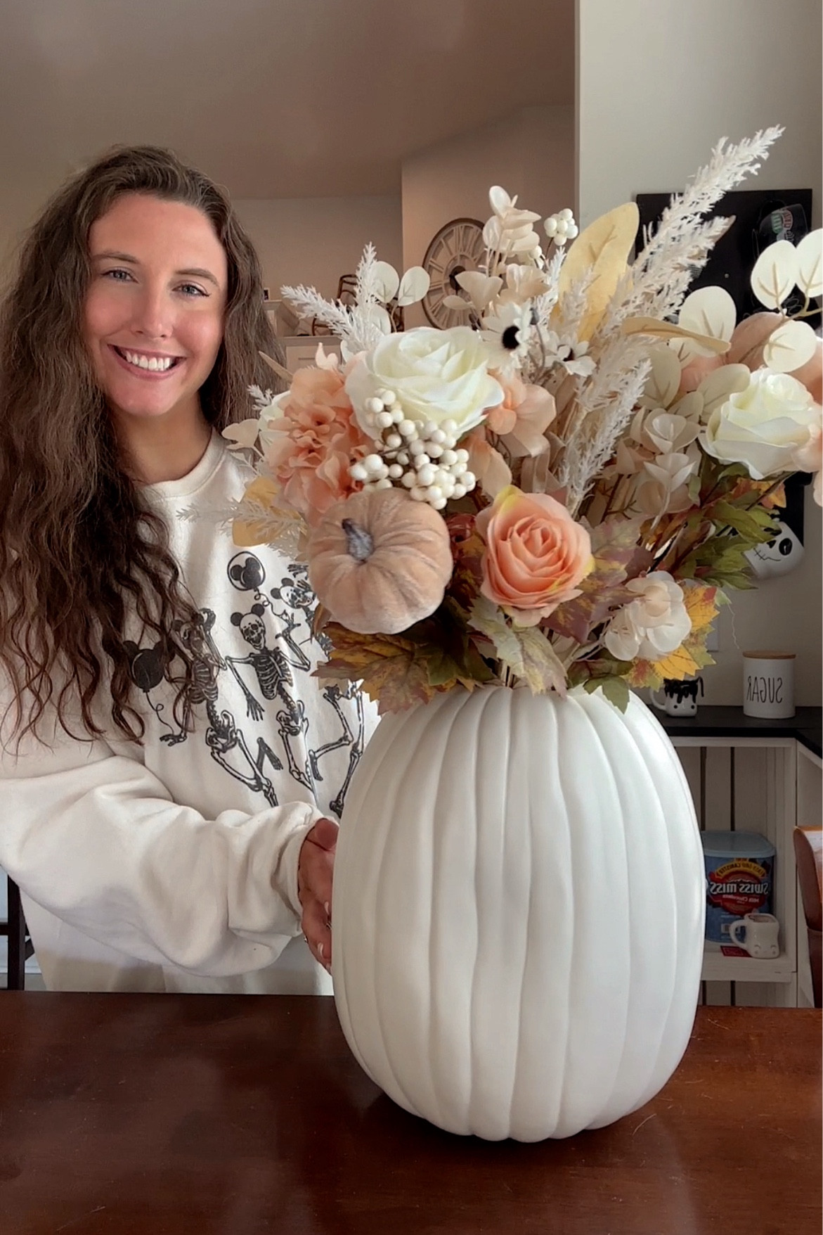 Cutie & simple way to add fall to your home 🤍
🎃 pumpkin & florals are linked for you to shop
💀 crewneck is linked for you to shop

#LTKFindsUnder50 #LTKSaleAlert #LTKSeasonal
